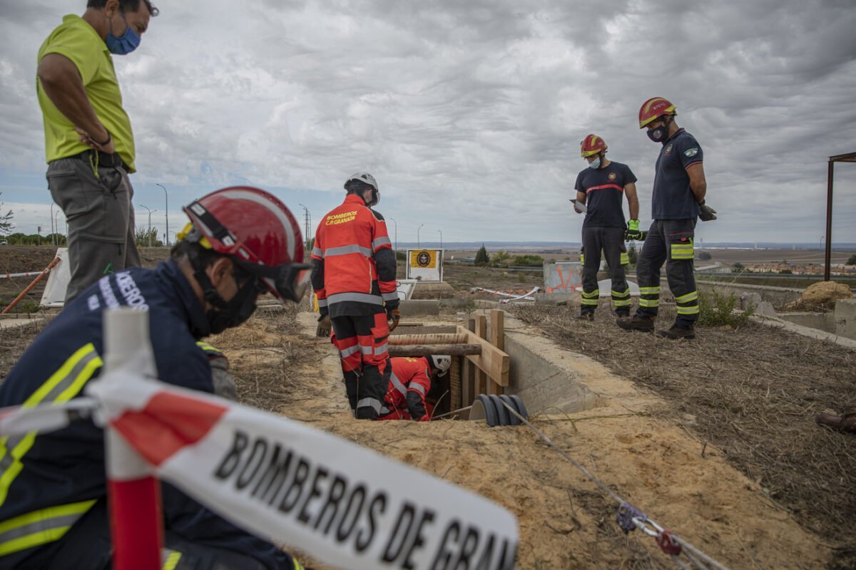 Simulacro de emergencias en Aznalcazar / Junta de Andalucía