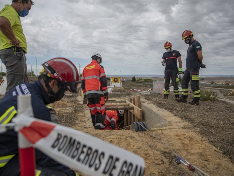 Simulacro de emergencias en Aznalcazar / Junta de Andalucía