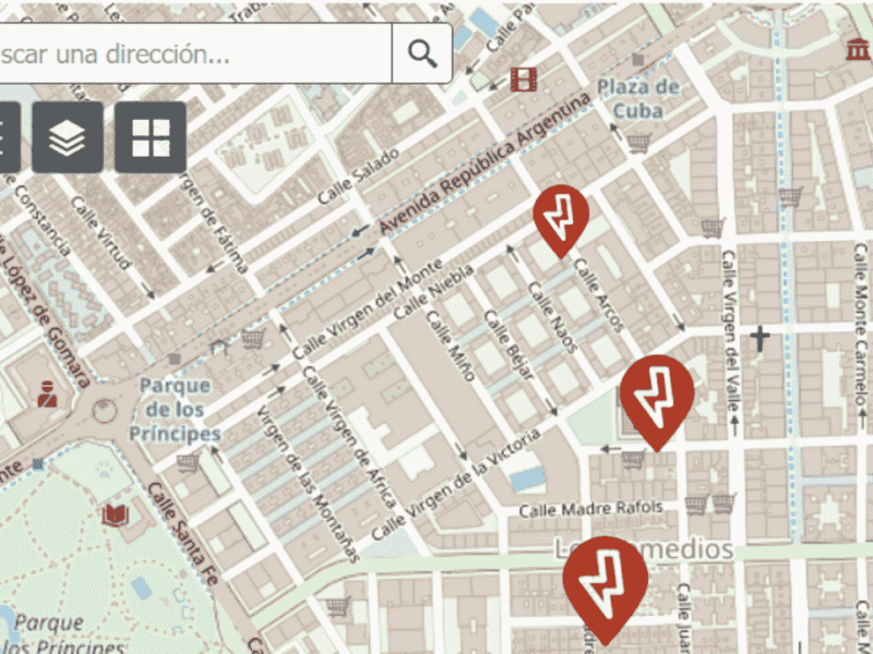 Corte suministro semáforos / SA