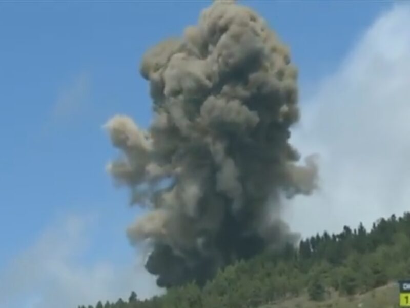 El volcán de La Palma entra en erupción / TV Canaria