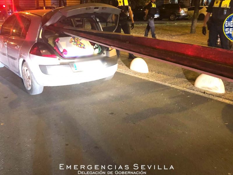 Tranportaban la viga robada en un utilitario / ES