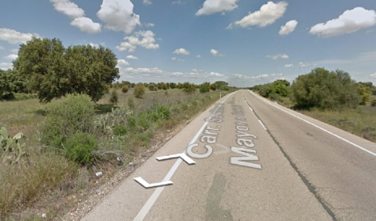 Punto de la A-477 donde tuvo lugar el accidente / 112