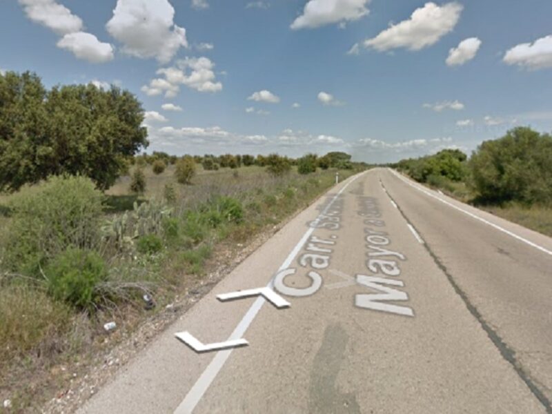 Punto de la A-477 donde tuvo lugar el accidente / 112