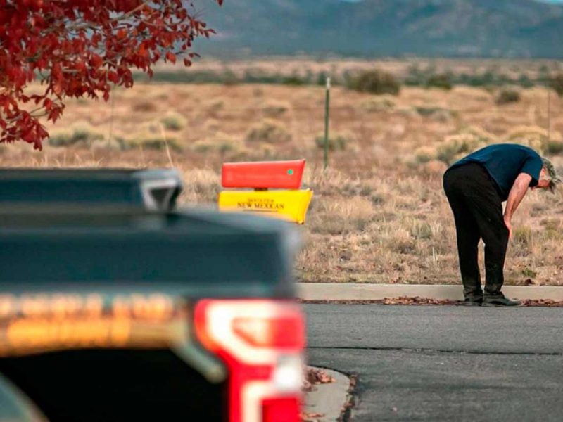 Alec Baldwin, visiblemente afectado tras la tragedia