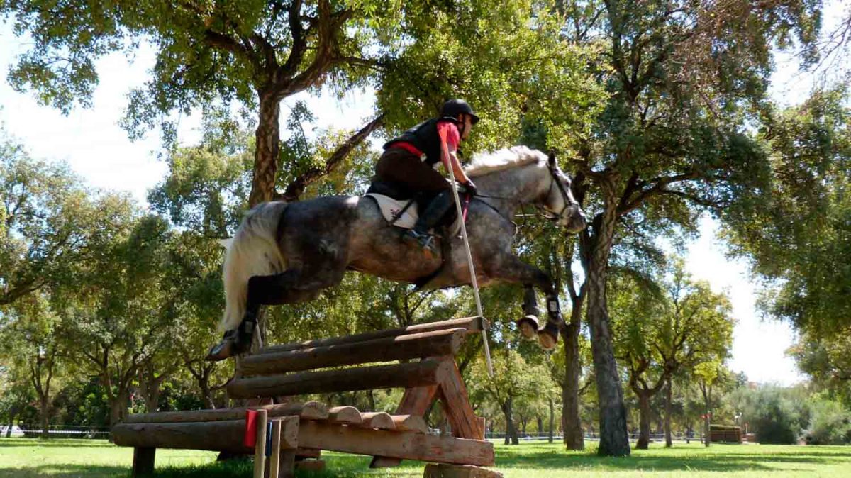 Prueba de salto en el Alamillo