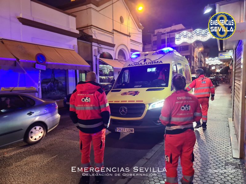 Lugar del accidente en la calle Feria / ES