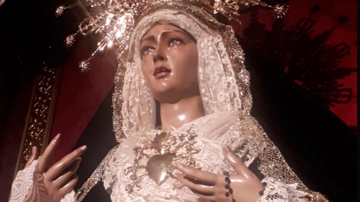 Enseres robados de la virgen