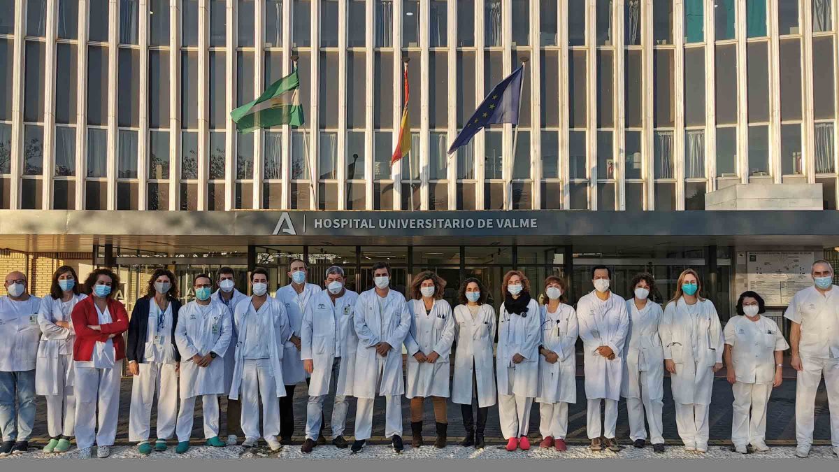 Personal sanitario del Hospital Universitario Valme de Sevilla