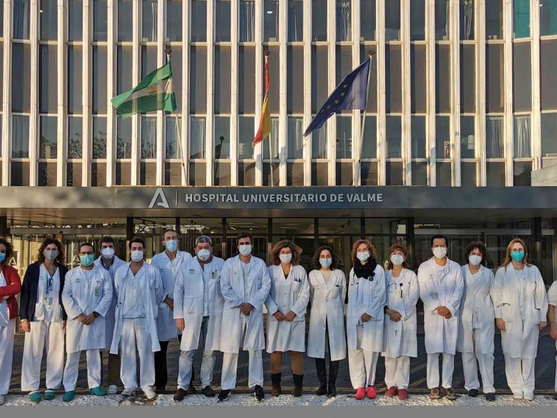 Personal sanitario del Hospital Universitario Valme de Sevilla