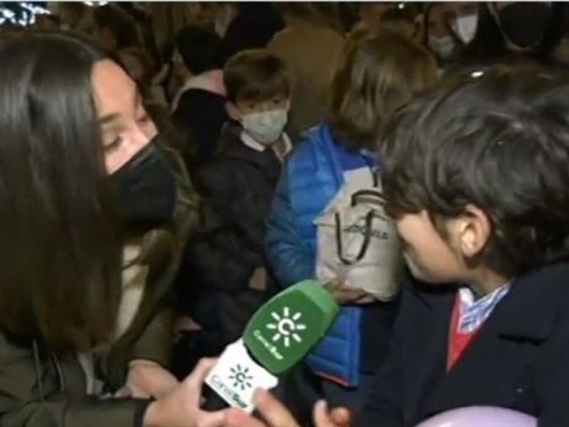 El niño fue localizado en las cámaras de Andalucía Directo / Canal Sur