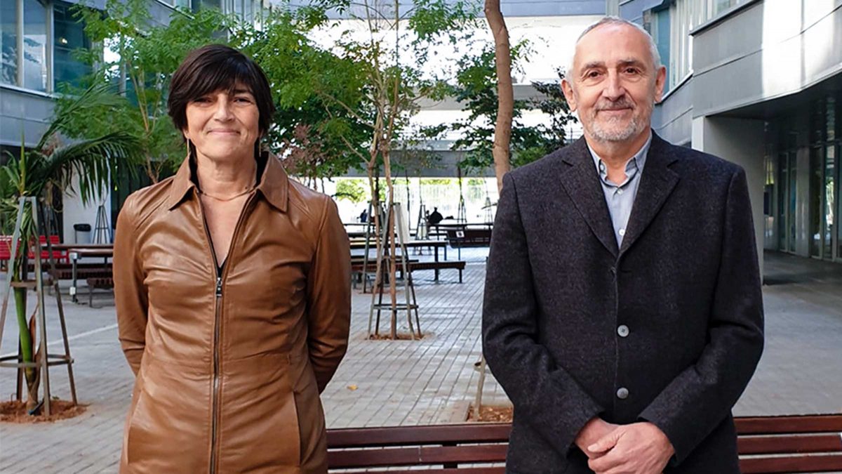 Los profesores Mercedes Camarero y Eduardo Bericat, quienes han realizado el estudio