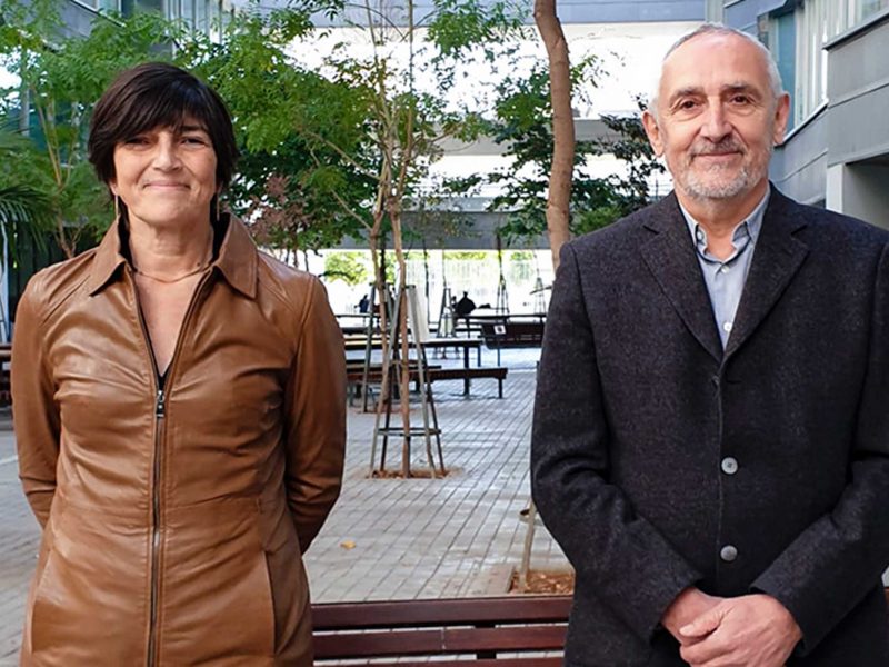 Los profesores Mercedes Camarero y Eduardo Bericat, quienes han realizado el estudio