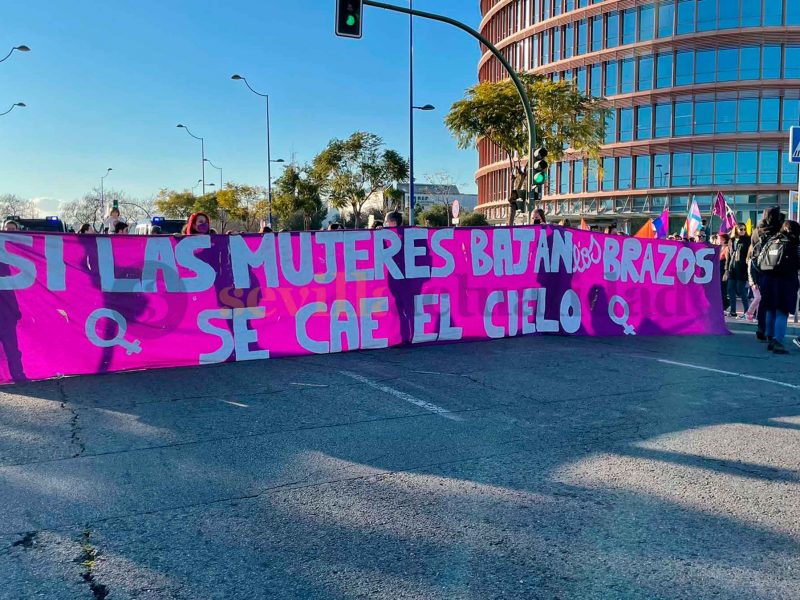 Manifestación feminista del 8M en 2022