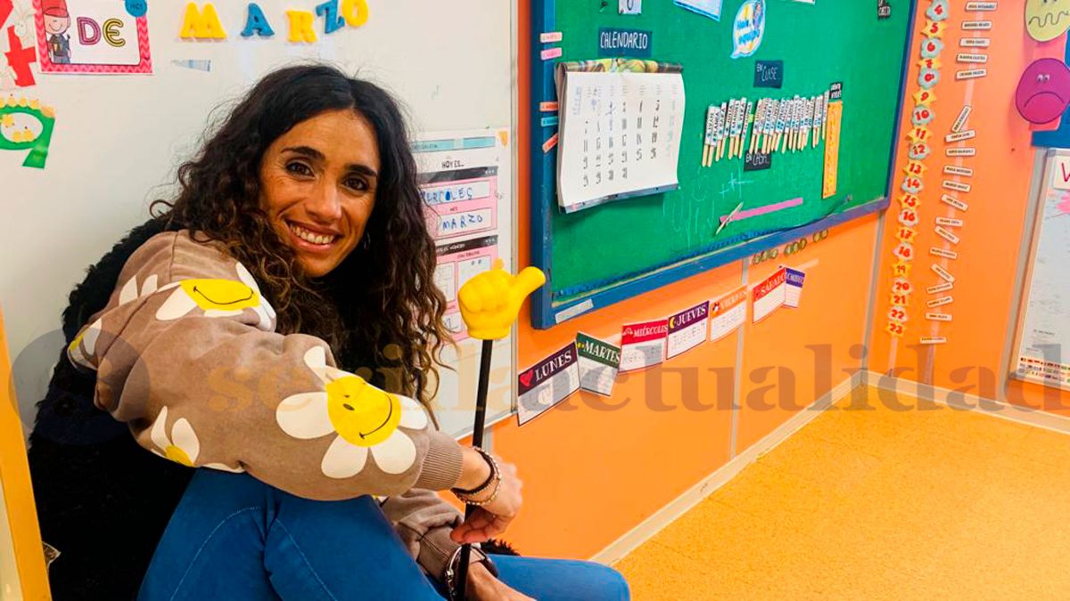 Rocío Casado, maestra de Infantil de un colegio de Gelves / Clara Fajardo