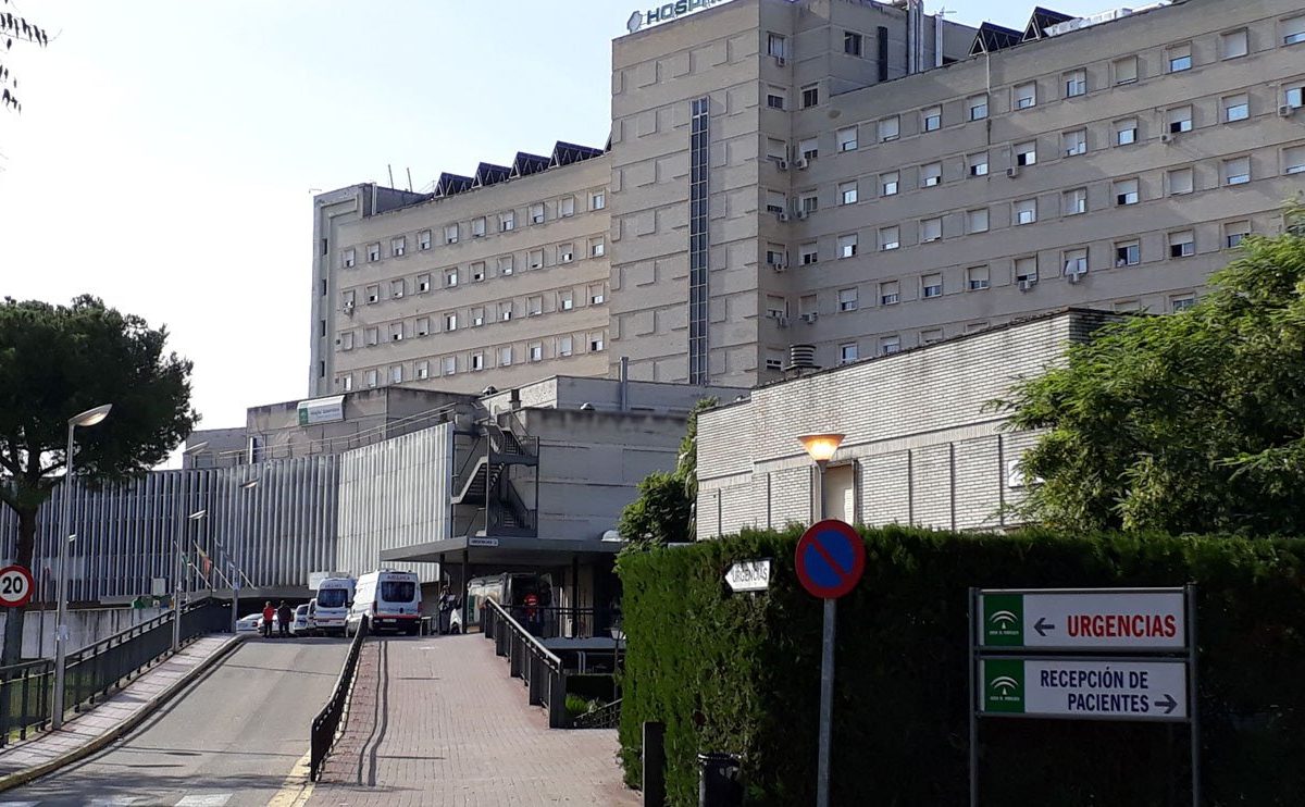 Imagen del Hospital de Valme, en las inmediaciones del barrio de Bellavista