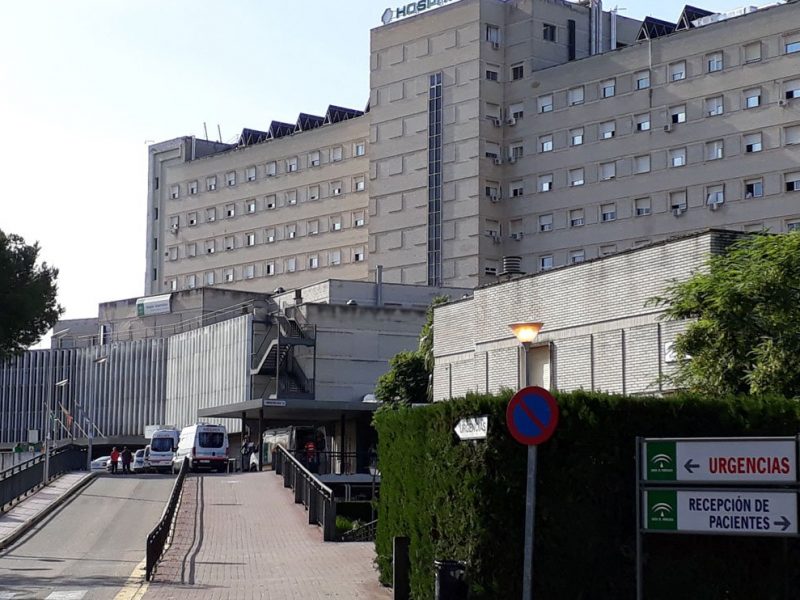 Imagen del Hospital de Valme, en las inmediaciones del barrio de Bellavista