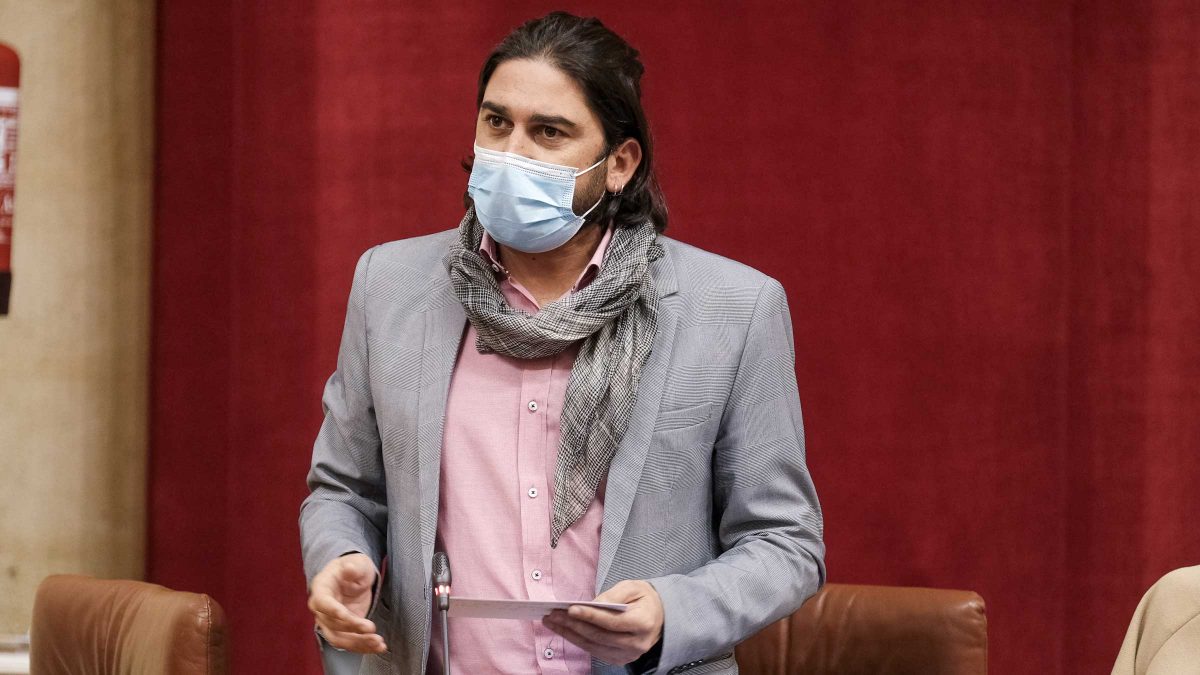 El diputado andaluz de UP, Ismael Sánchez.