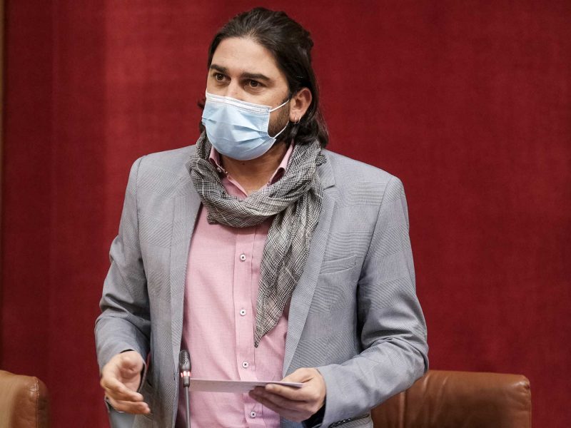 El diputado andaluz de UP, Ismael Sánchez.