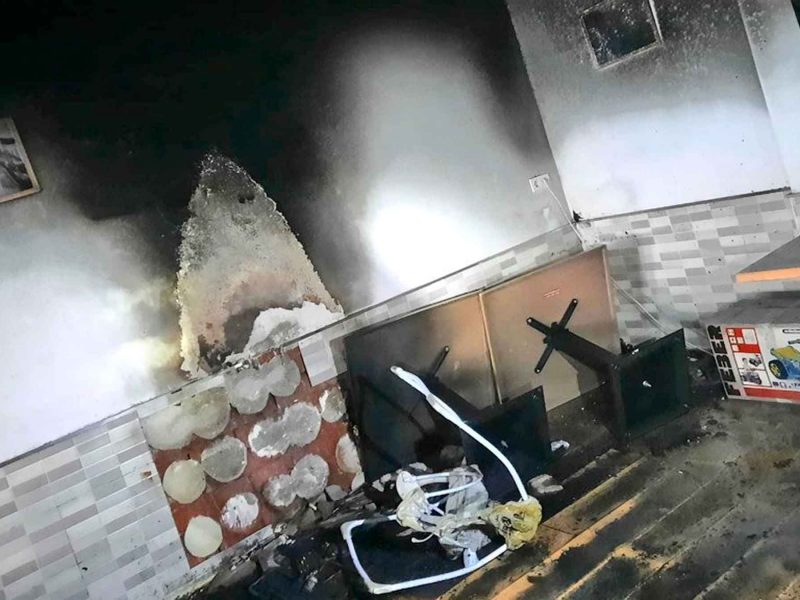 Imagen del incendio apagado del restaurante de Mairena del Aljarafe / SA