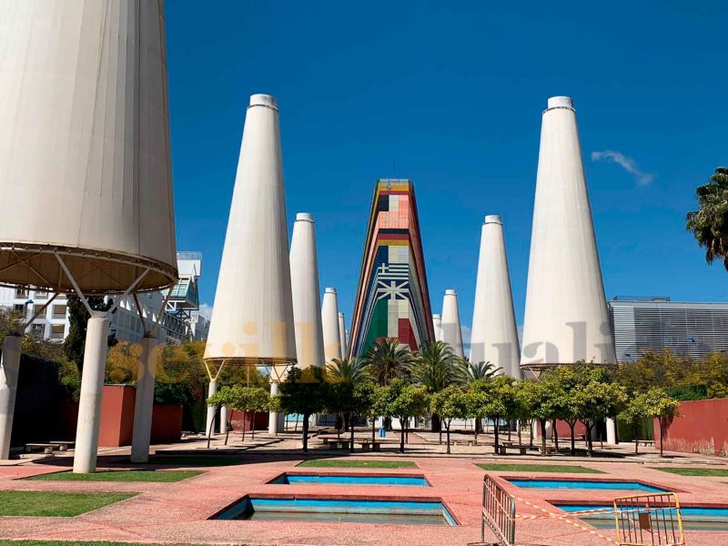 Imagen del Pabellón de la entonces Comunidad Económica Europea, actual UE, tras 30 años de existencia / Laura Gómez Vázquez