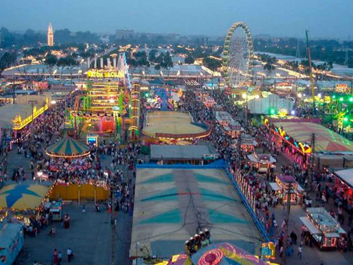 Vista aérea de la famosa calle del Infierno