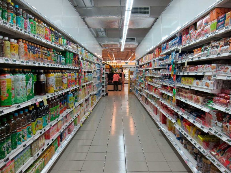 Imagen recurso de un pasillo de supermercado