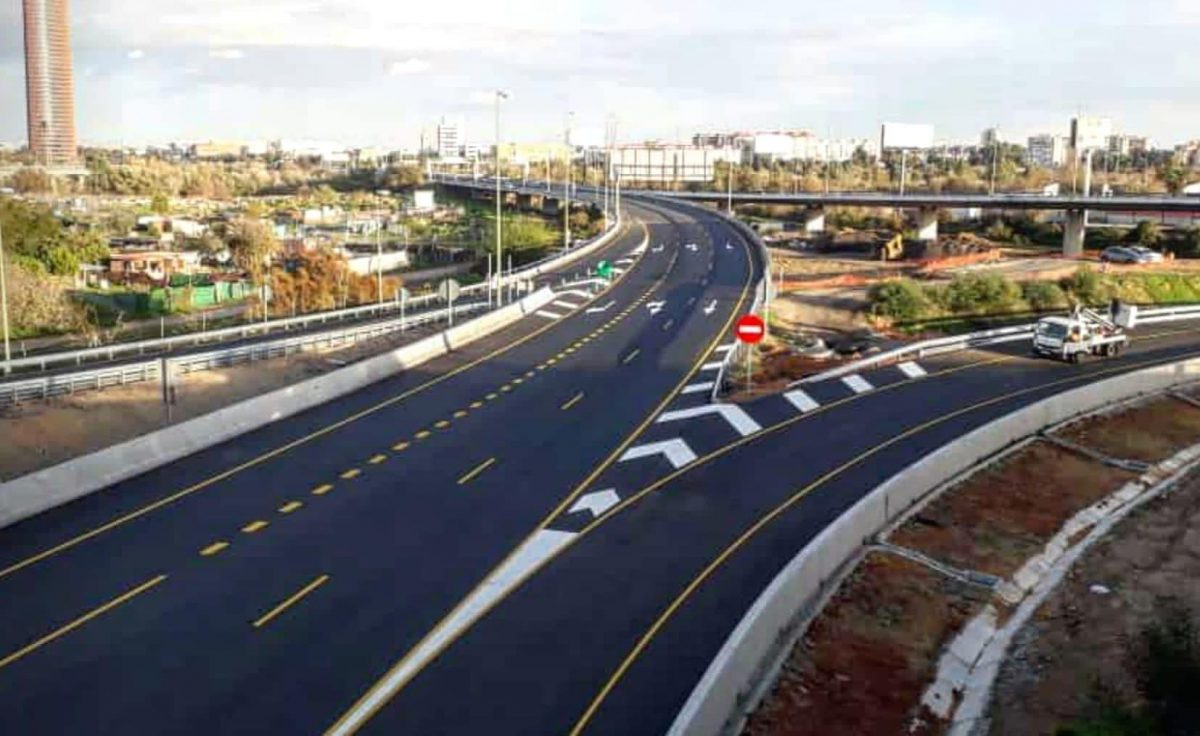 Así ha quedado la nueva disposición del ramal de la Pañoleta que unirá la SE-30 con la A-49.
