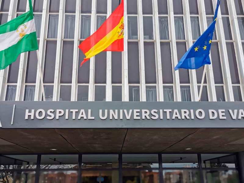 Fachada del Hospital de Valme