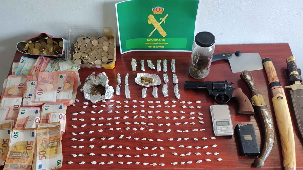 Imagen de una operación de la Guardia Civil en Olivares / AD