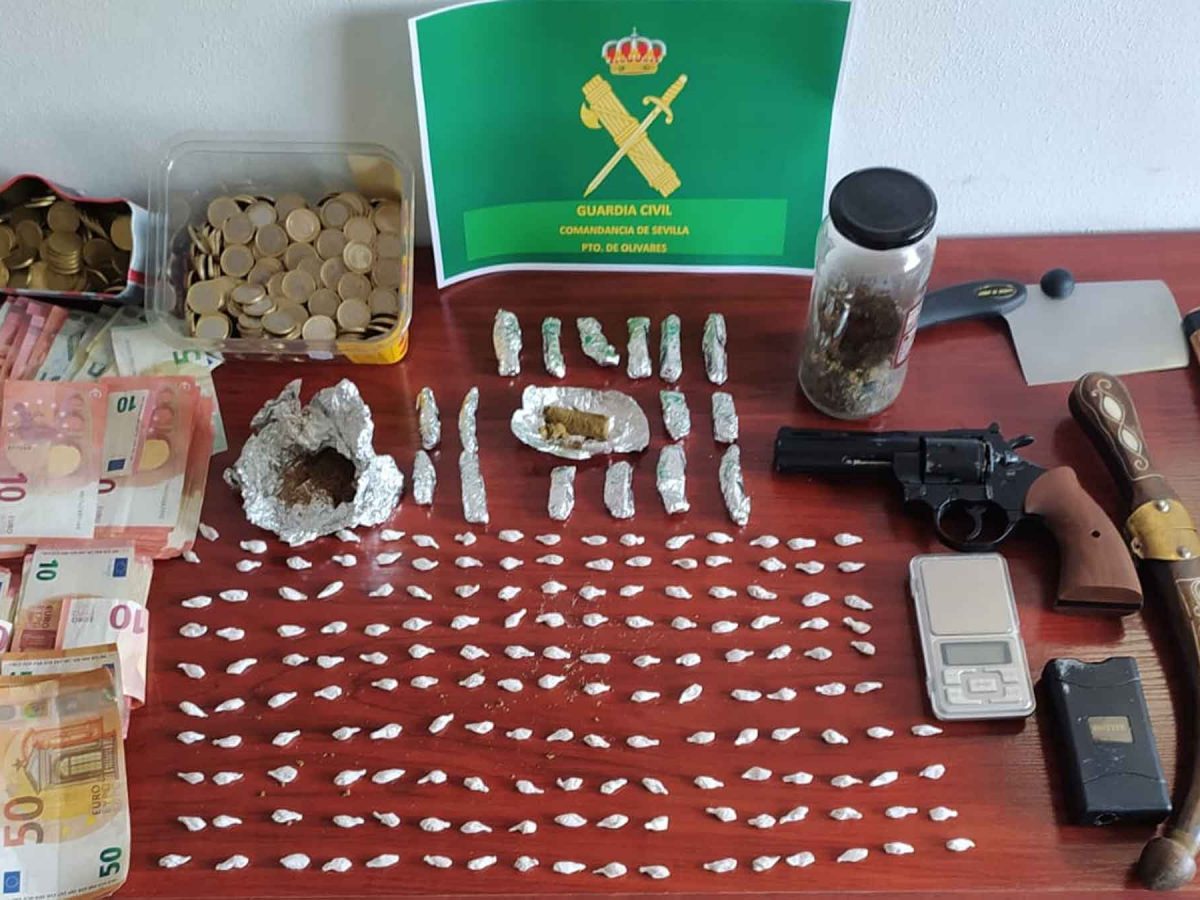 Imagen de una operación de la Guardia Civil en Olivares / AD