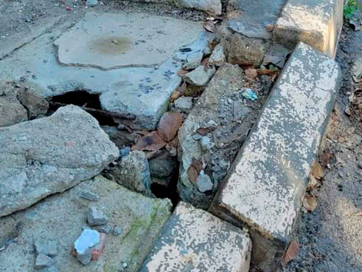 Imagen del deterioro de la localidad de Camas / SA