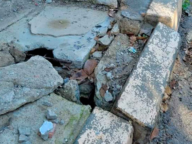 Imagen del deterioro de la localidad de Camas / SA