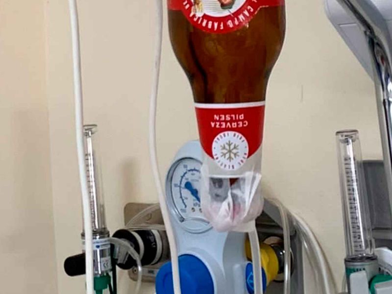 Imagen del gotero de Cruzcampo en el Macarena / RRSS