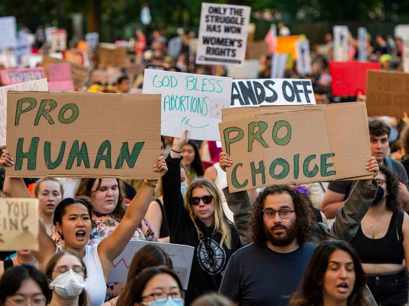 Manifestación a favor del aborto / SA