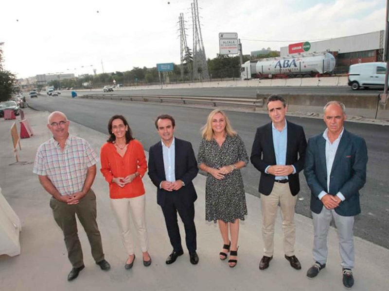 Pose de políticos ante las obras de mejora de la A-92 / SA