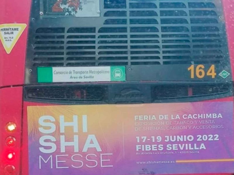Imagen de la publicidad de la Feria de Cachimba en Tussam / SA