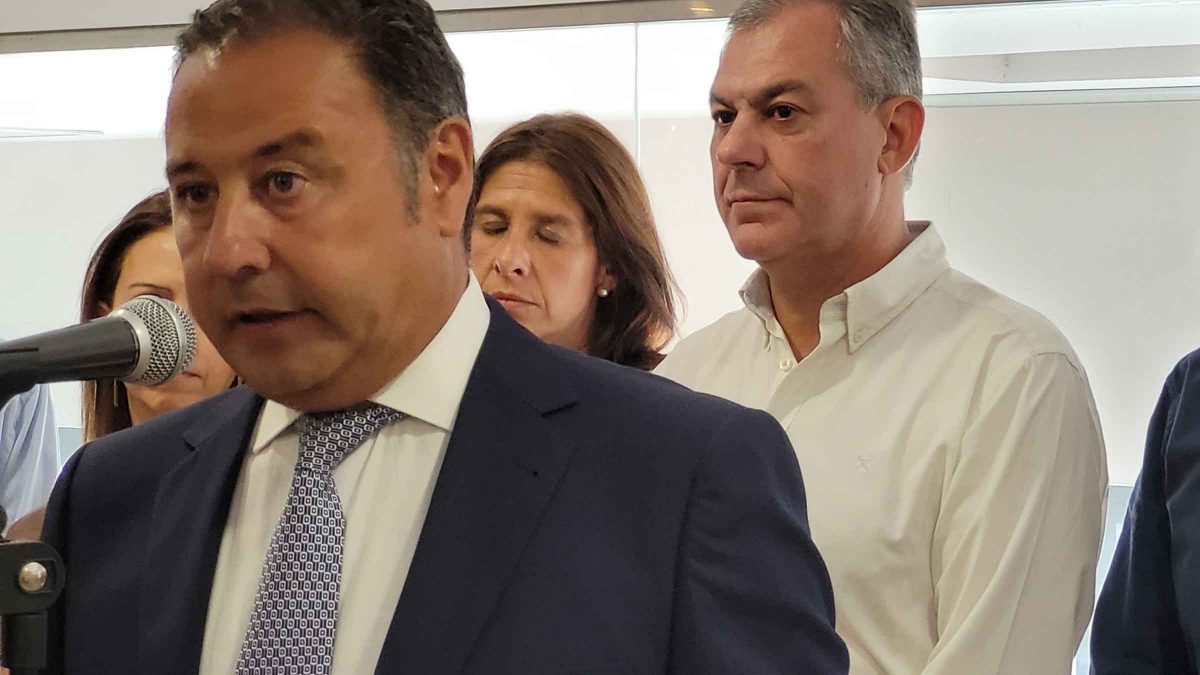 Ricardo Sánchez, presidente del PP de Sevilla en el Congreso del 2 de octubre de 2022 / rrss