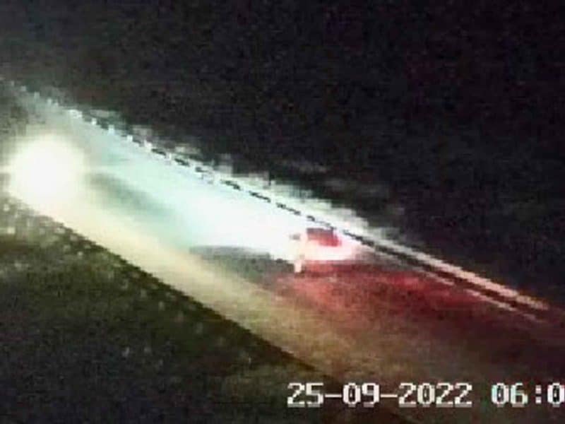 Imagen de la conducción en sentido contrario por la A-66 / SA