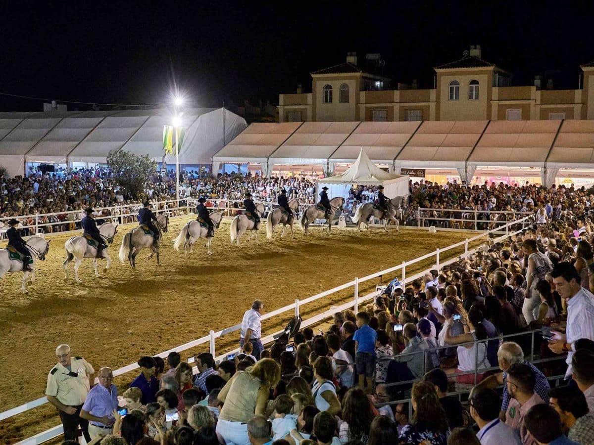 Espectáculo de caballos en 'Una Pará en GInes' / AD