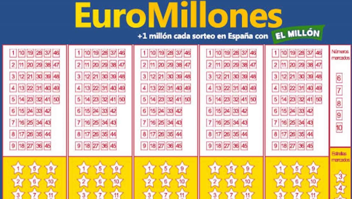 Boleto de Euromillones