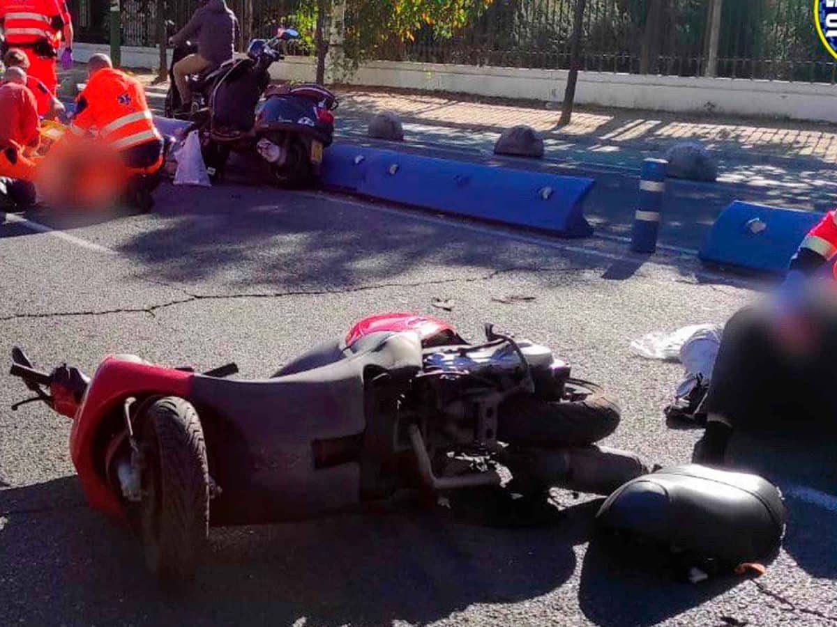 Accidente de moto en Sevilla / SA