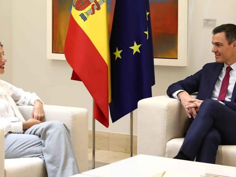 Pedro Sánchez y Yolanda Díaz