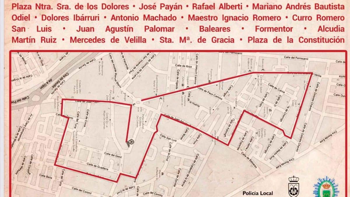 Imagen del recorrido de la Cabalgata de Reyes de Camas / AD