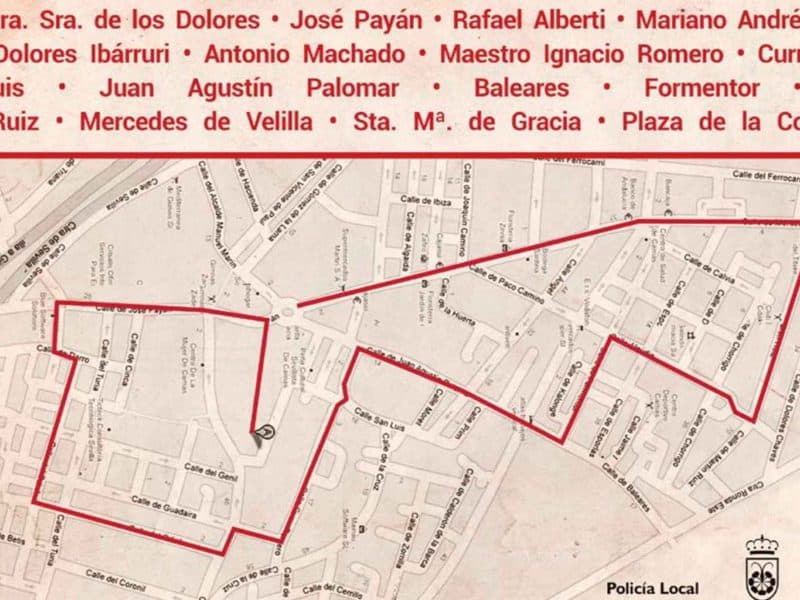 Imagen del recorrido de la Cabalgata de Reyes de Camas / AD