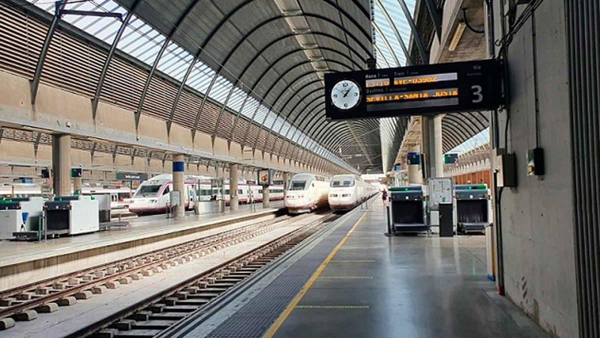 La estación ferroviaria de Santa Justa