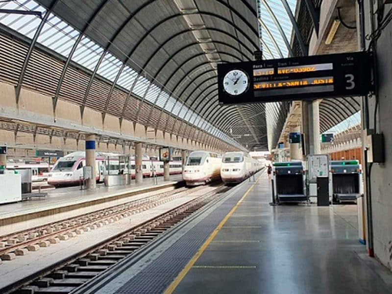 La estación ferroviaria de Santa Justa