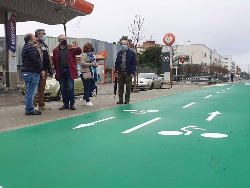 Carriles bici en Sevilla