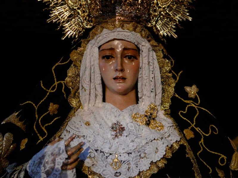 Virgen de la Paciencia de la Hermandad de la Columna (Carmona)