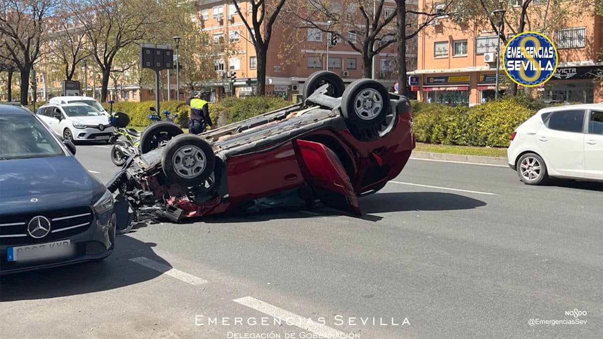 Accidente en Avenida de las Juventudes Musicales