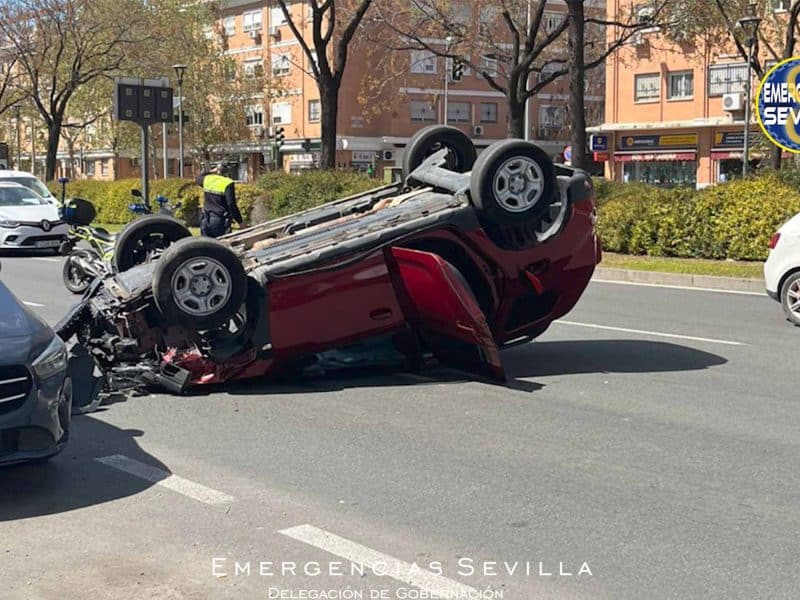 Accidente en Avenida de las Juventudes Musicales